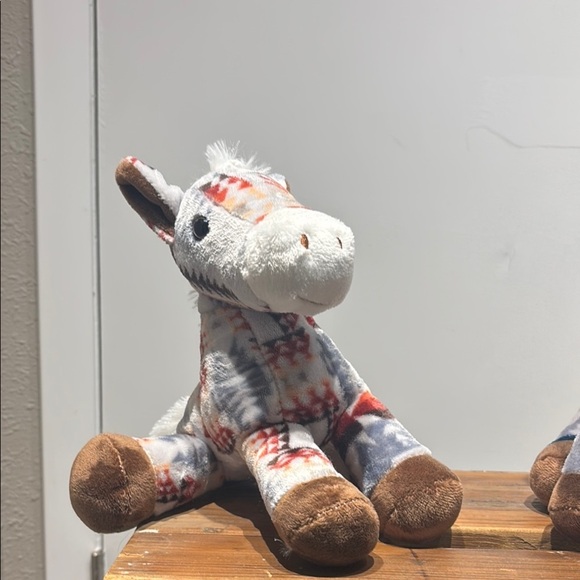 Plush Stuffed Animal Toy - White and Brown - Picture 2 of 15